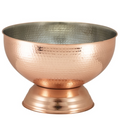 Hammered Copper Champagne Bowl