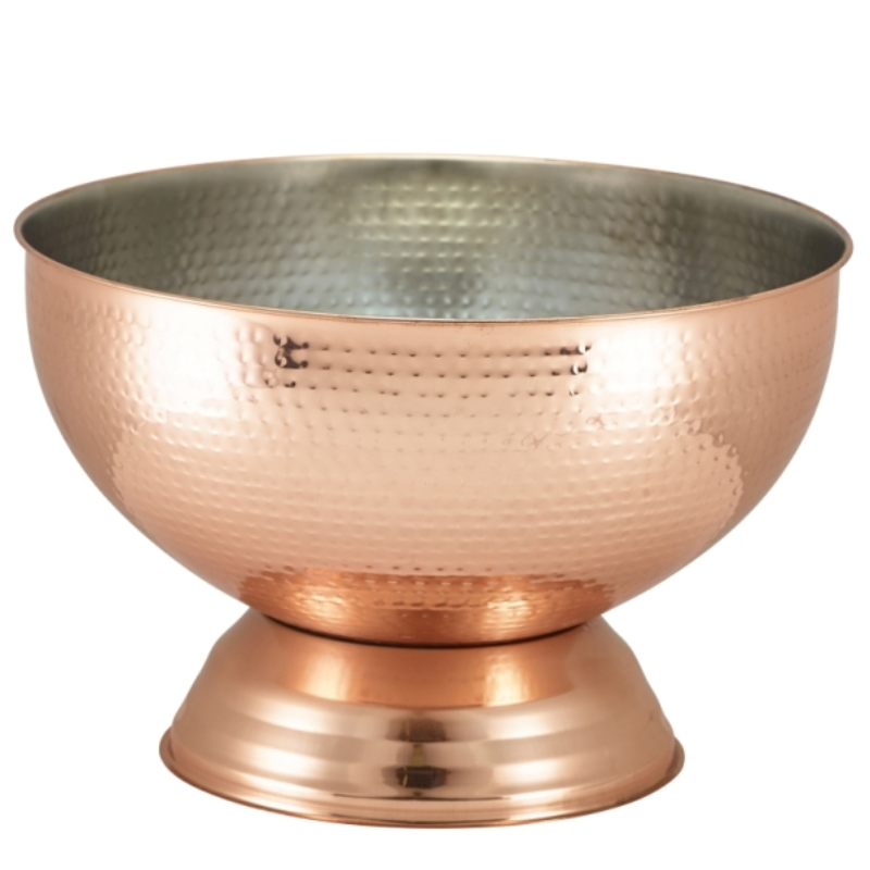 Hammered Copper Champagne Bowl