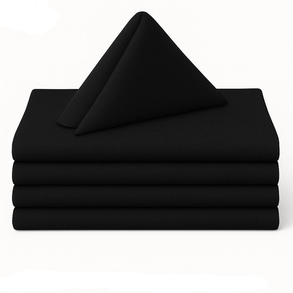 Black Polyester Napkins