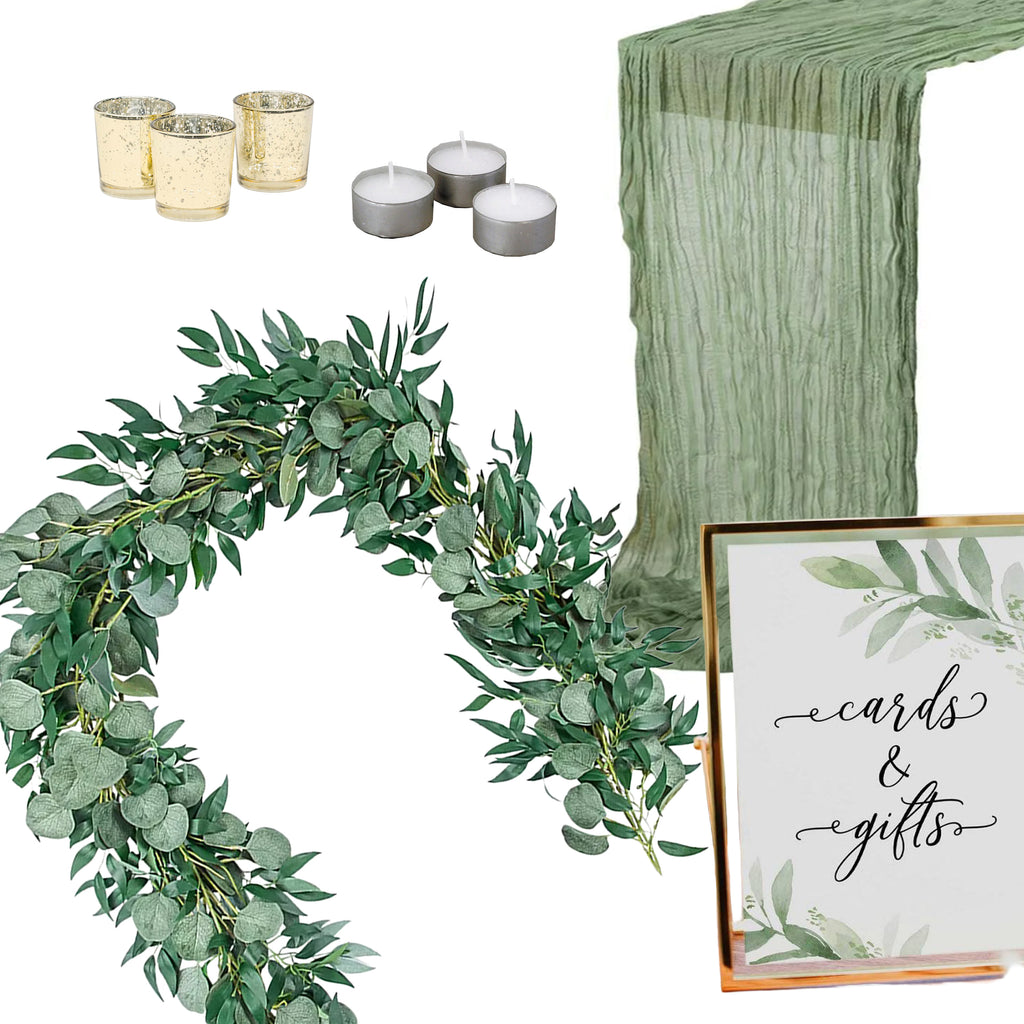 Greenery Baby Shower Table Decor Package