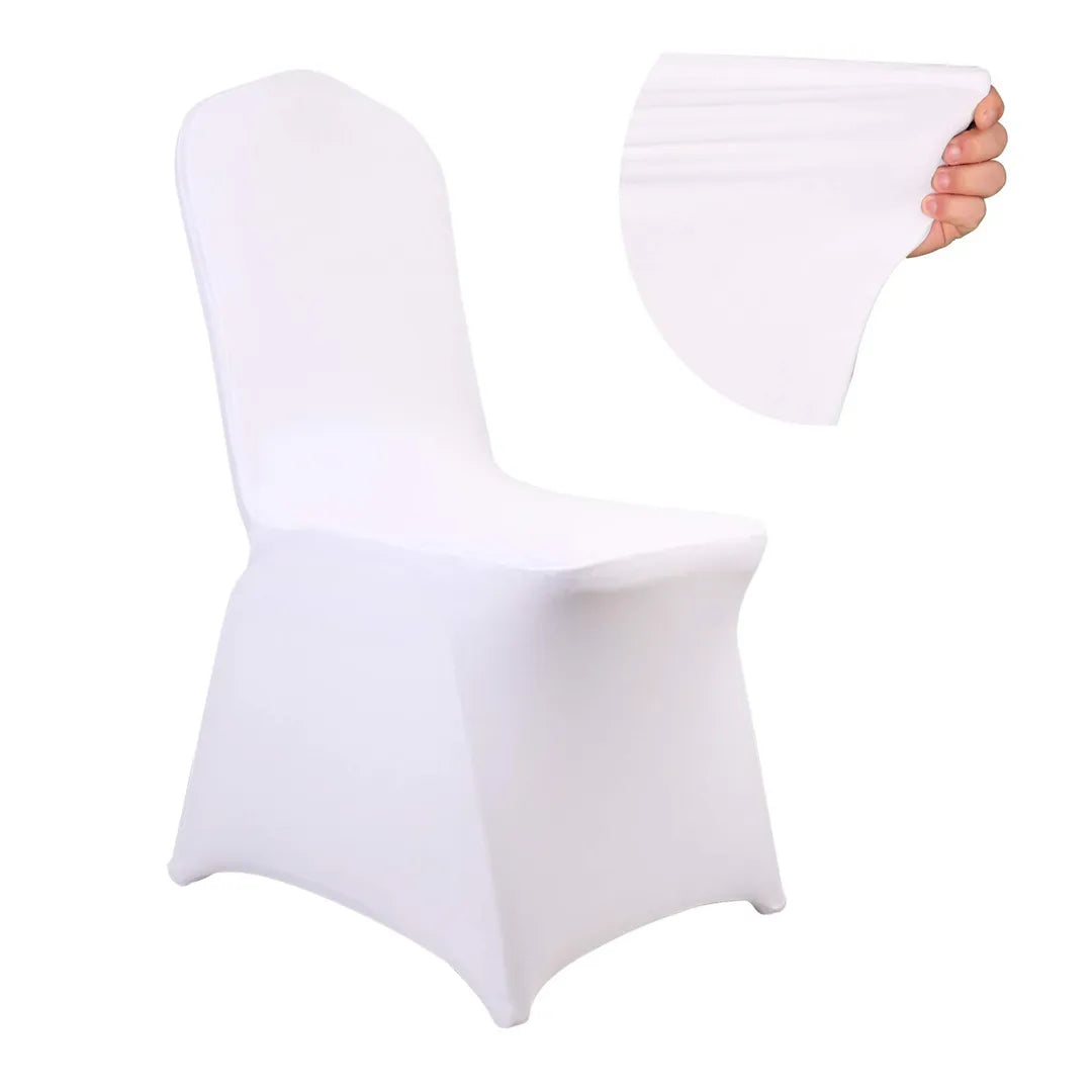 White Spandex Chair Cover