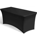 Black Spandex 6ft Table Cover