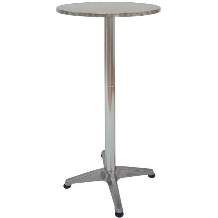 Bar Table Aluminium 600mm Round