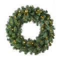 Artificial Christmas Wreath with Light - 40m