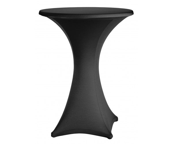 Black Spandex Poseur Cocktail Tablecloth