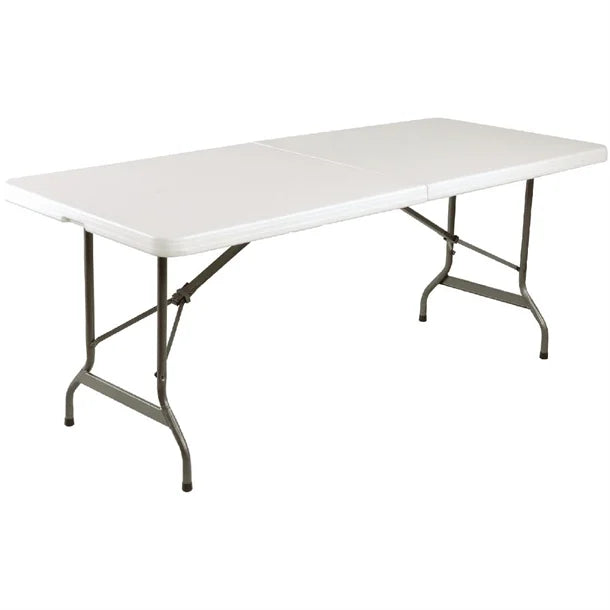 Rectangular Folding Table White 6ft